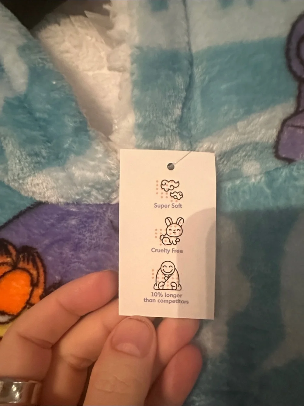 NWT Garfield Oodie wearable blanket with Pet Pouch